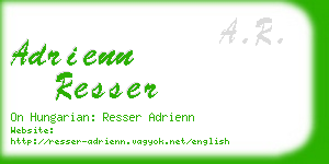 adrienn resser business card